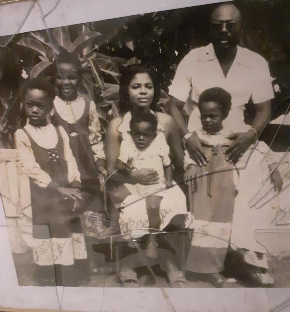 Kofi Ohene Agyekum with family in his early years