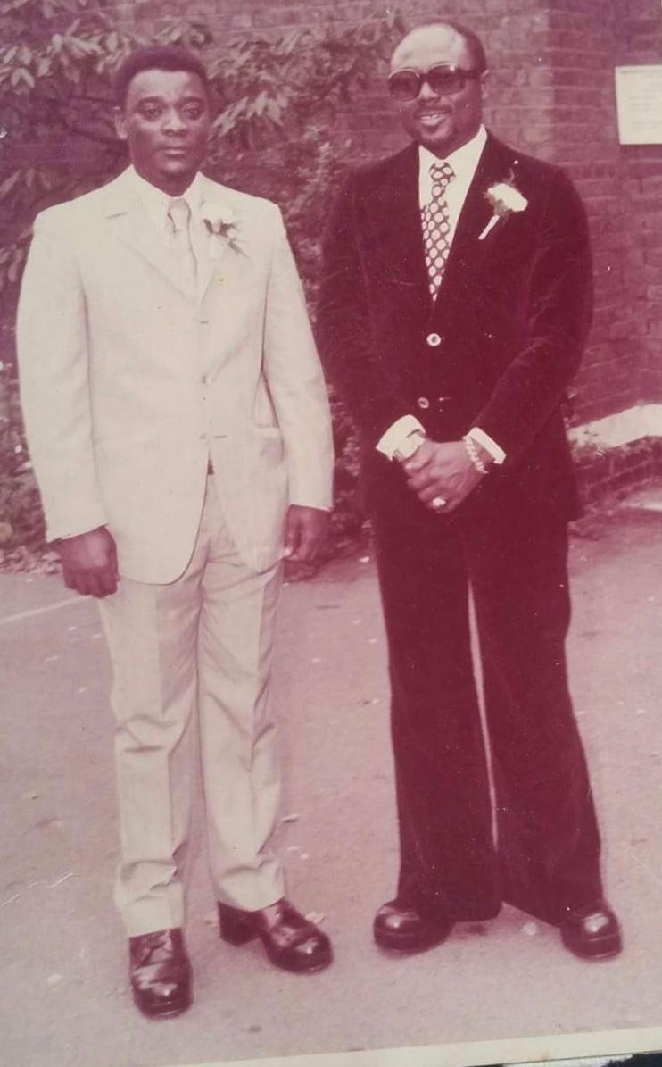 Kofi Ohene Agyekum with a lifelong friend